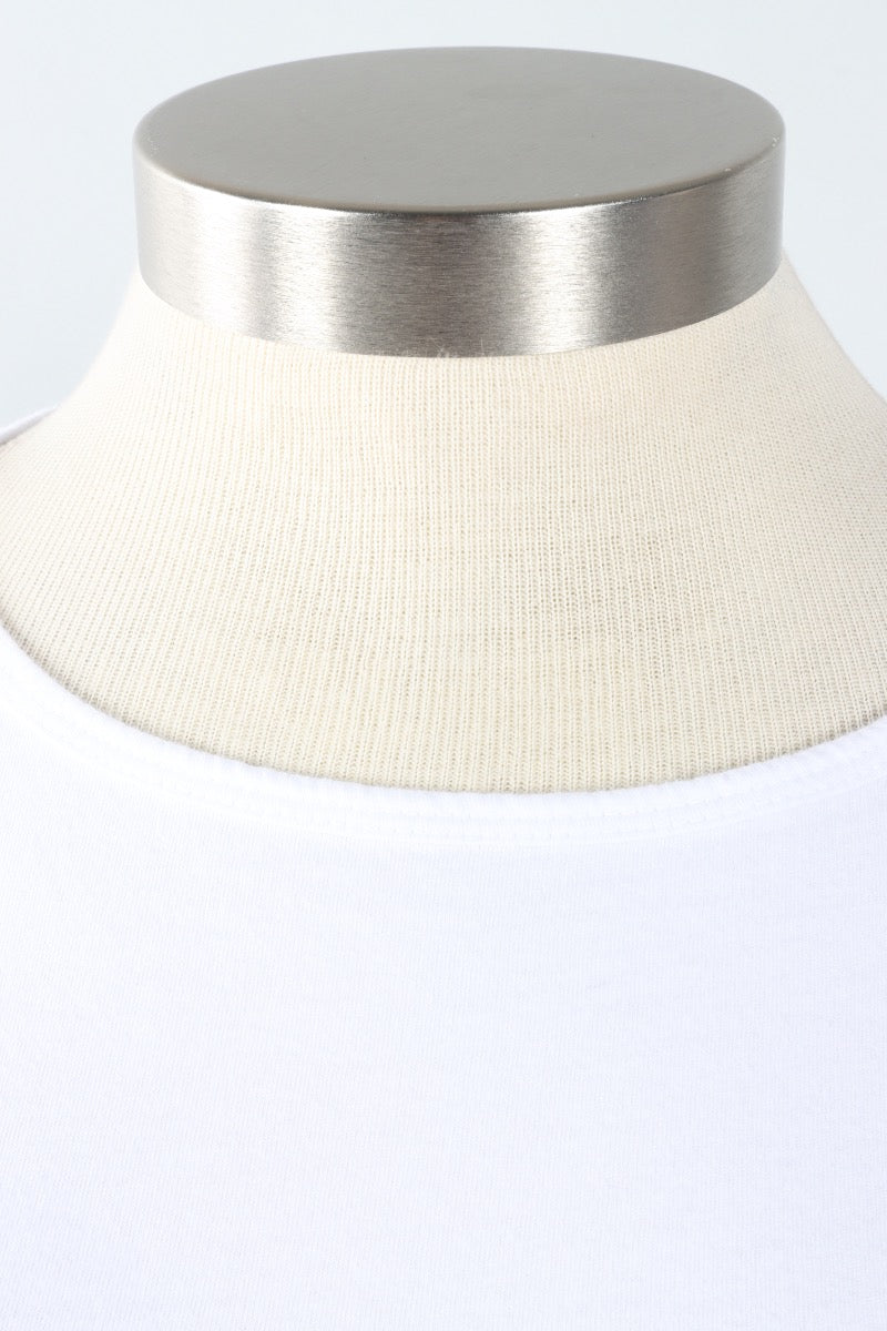 Boatneck Tee Plus - White