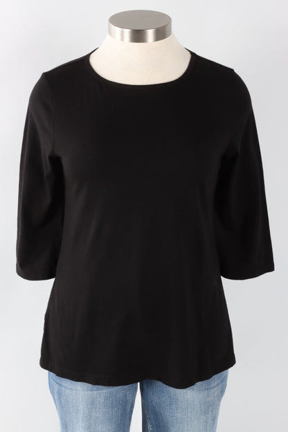 Boatneck Tee - Black