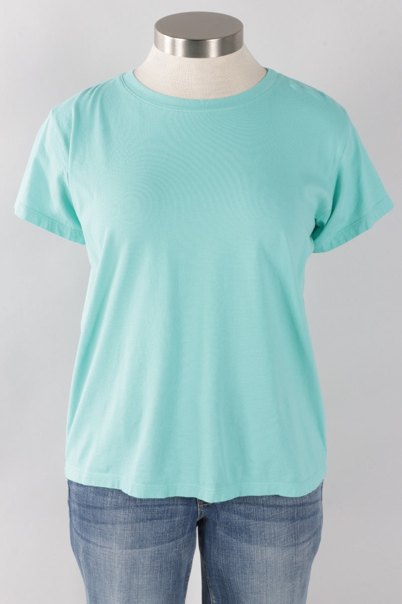 Short Sleeve Crew Plus - Azure