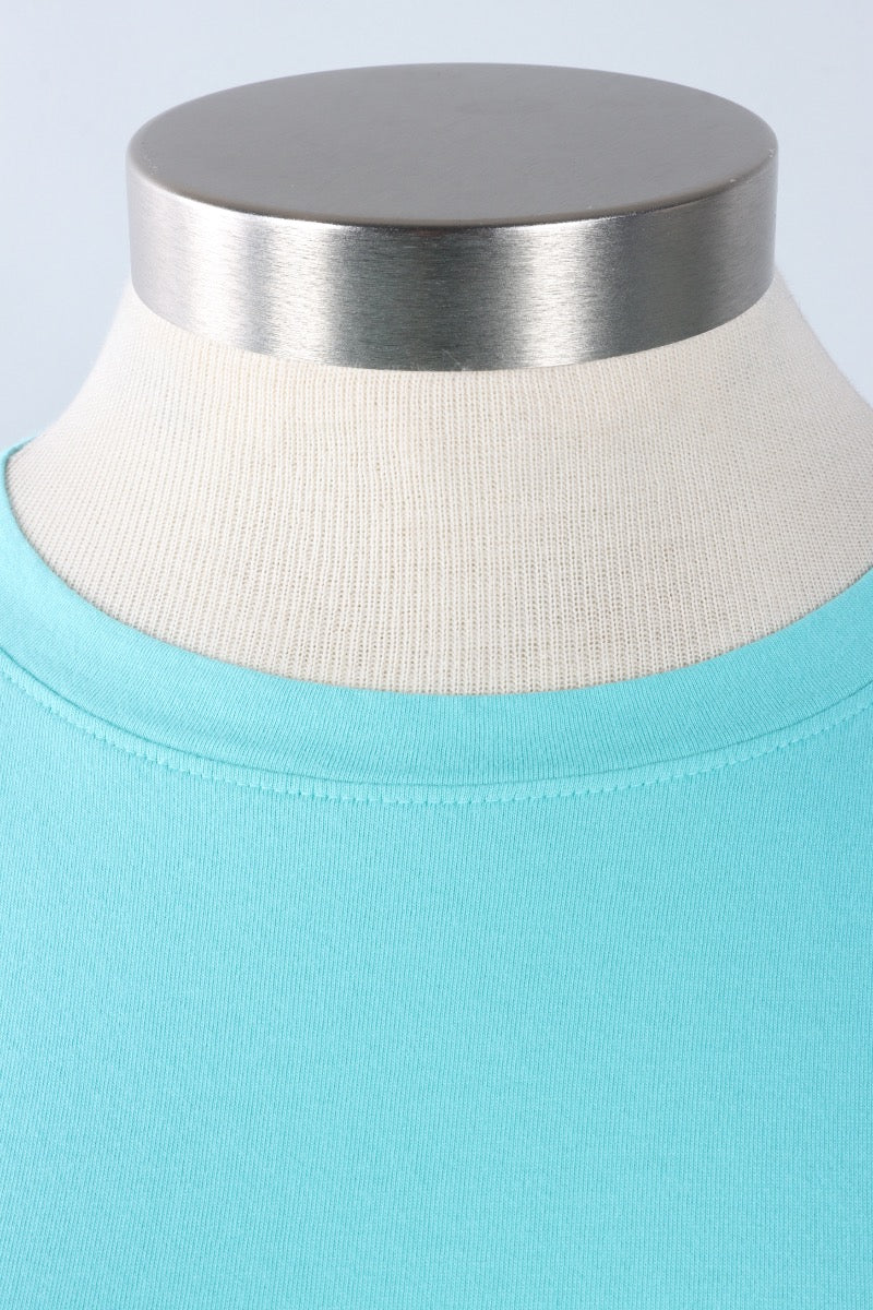 Short Sleeve Crew Plus - Azure
