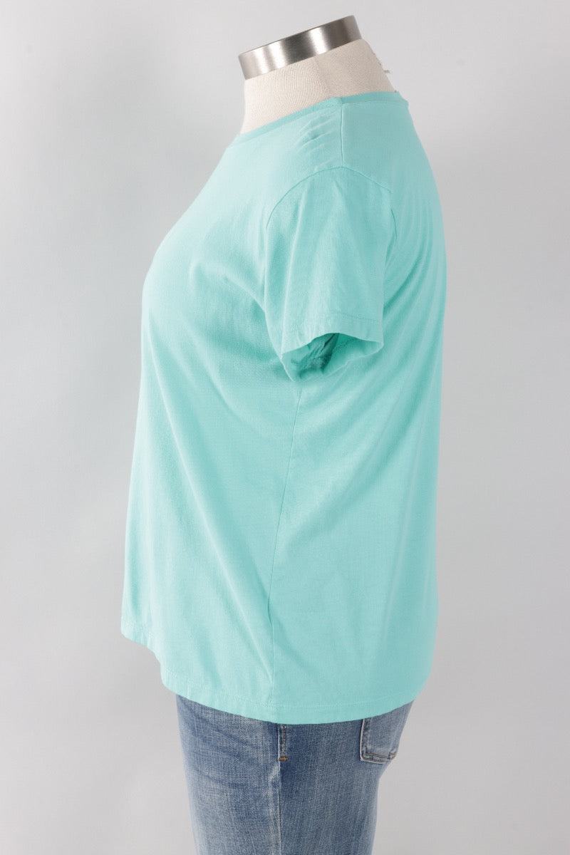 Short Sleeve Crew - Azure