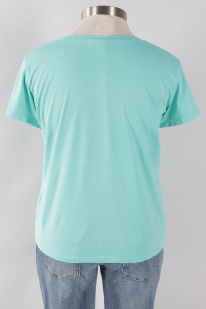 Short Sleeve Crew - Azure