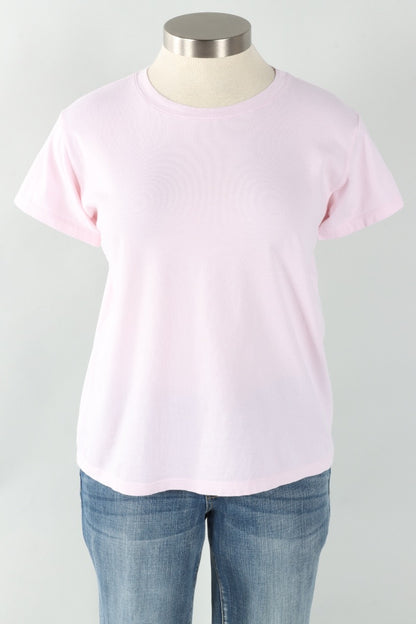 Short Sleeve Crew Plus - Heaven Pink