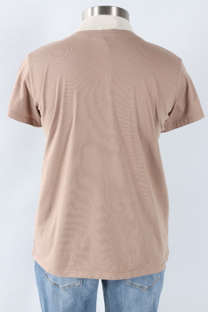 Short Sleeve V-Tee - Mushroom