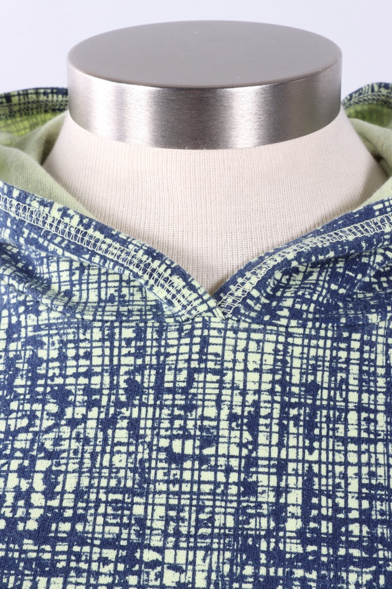 Hoodie Pullover Plus - Sunny Maze Print
