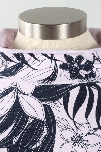 Relax Yoga Top - Heaven Pink Mallorca Print
