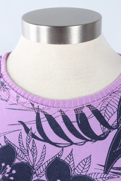 Split Tunic Plus - Tulip Mallorca Print