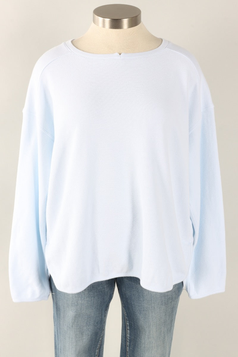 Drop Shoulder Top - Powder Blue