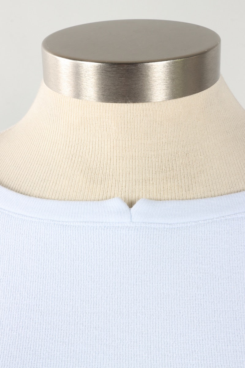 Drop Shoulder Top Plus - Powder Blue