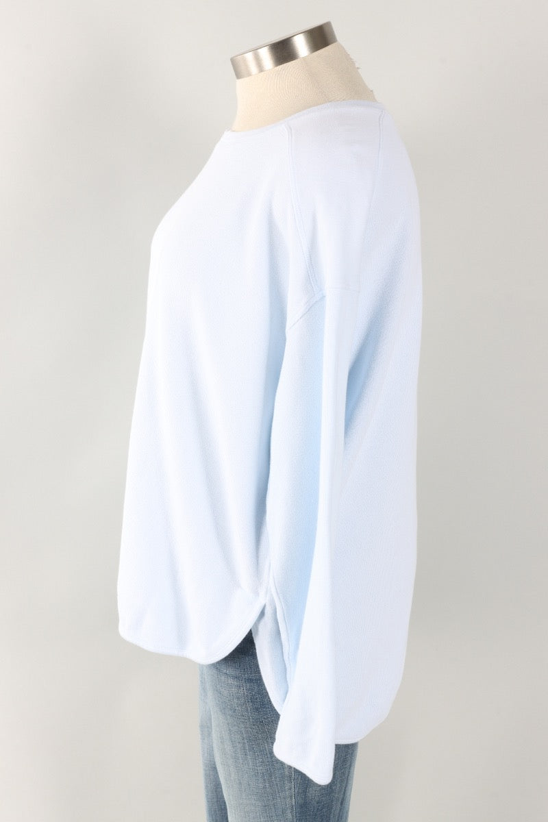 Drop Shoulder Top Plus - Powder Blue