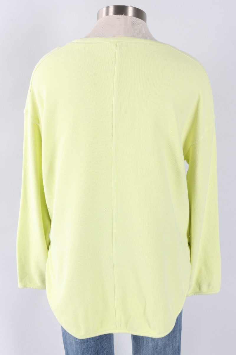 Drop Shoulder Top Plus - Sunny
