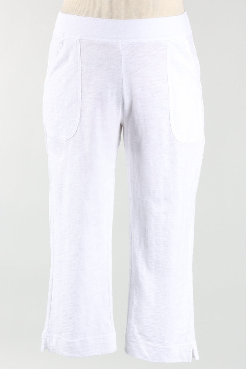 Pocket Capri - White
