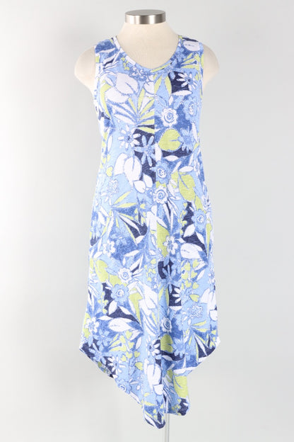 Sleeveless Seamed Dress - Resort Fiji Floral