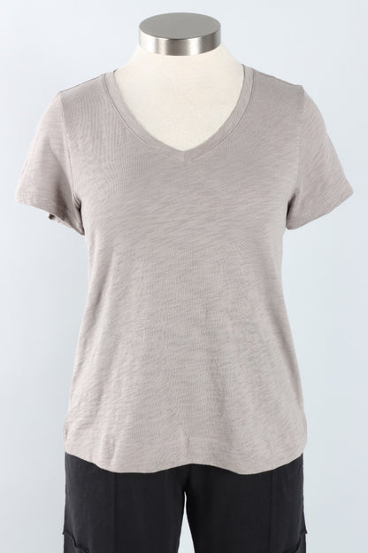 V-Neck Tee - Fog