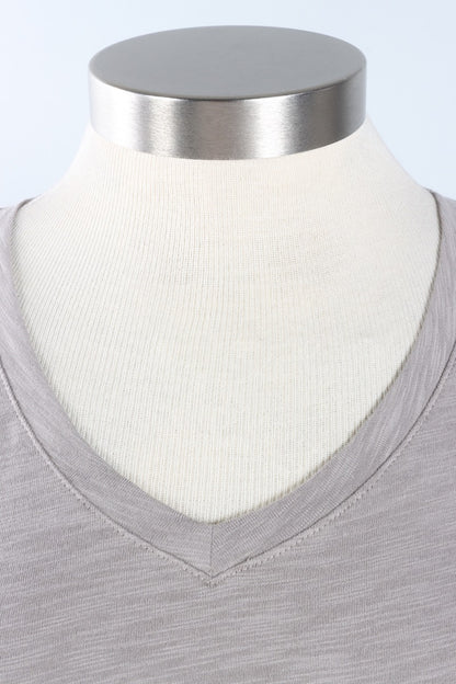 V-Neck Tee - Fog