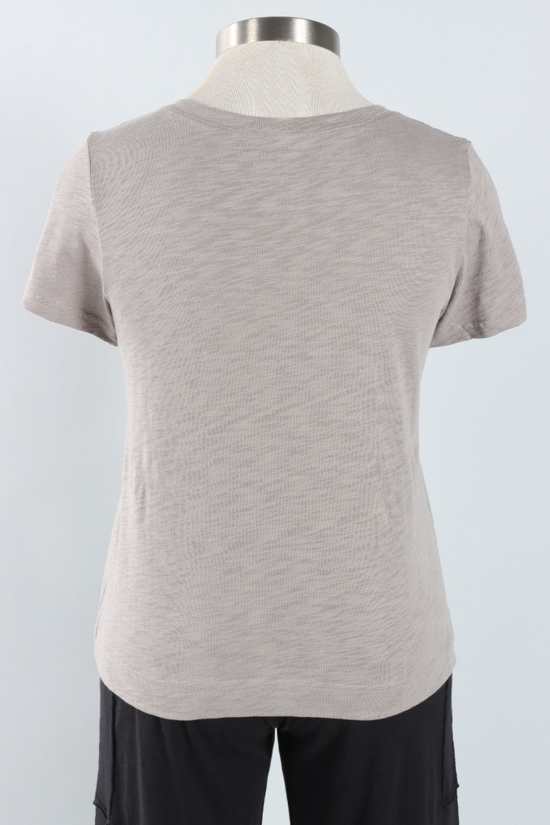 V-Neck Tee - Fog