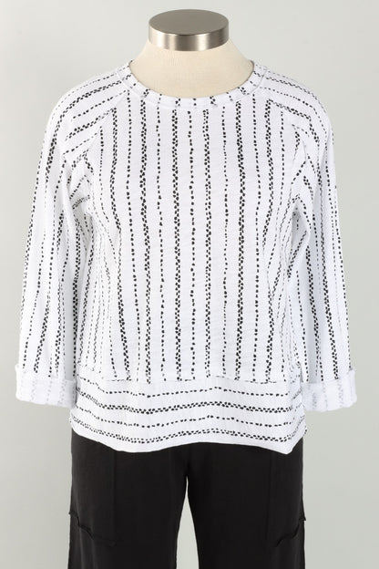 Lookout Pullover - White Stripe