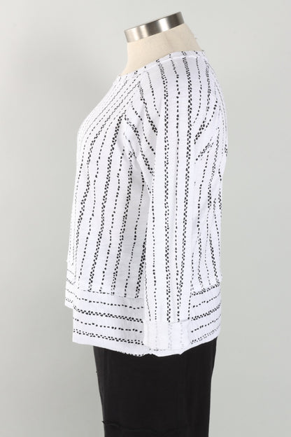 Lookout Pullover - White Stripe