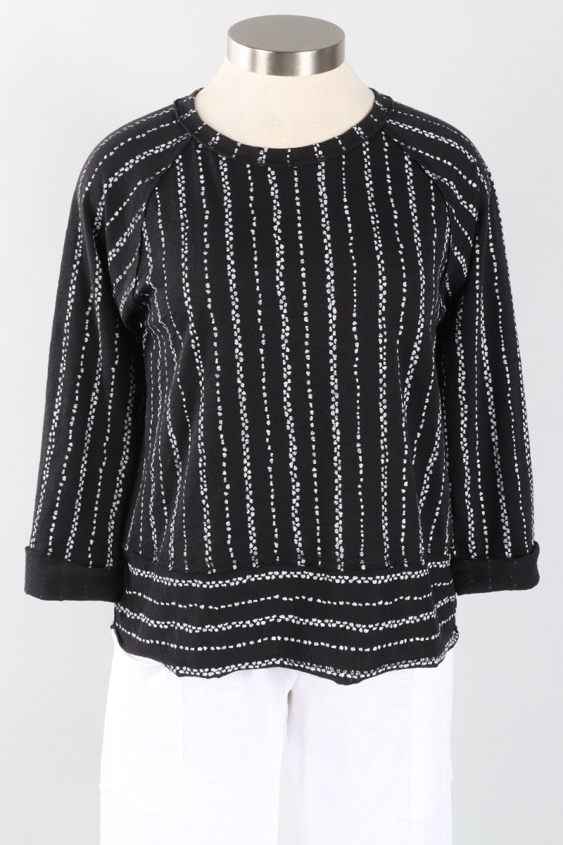 Lookout Pullover - Black Stripe