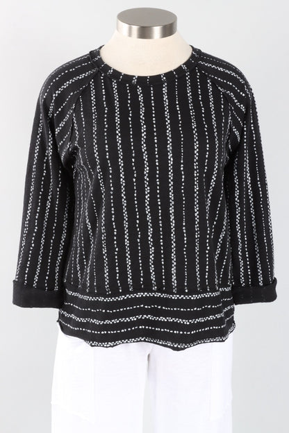 Lookout Pullover - Black Stripe