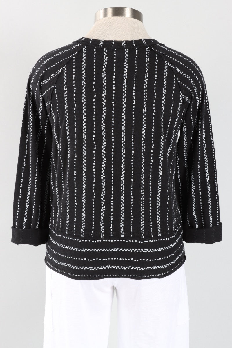 Lookout Pullover - Black Stripe