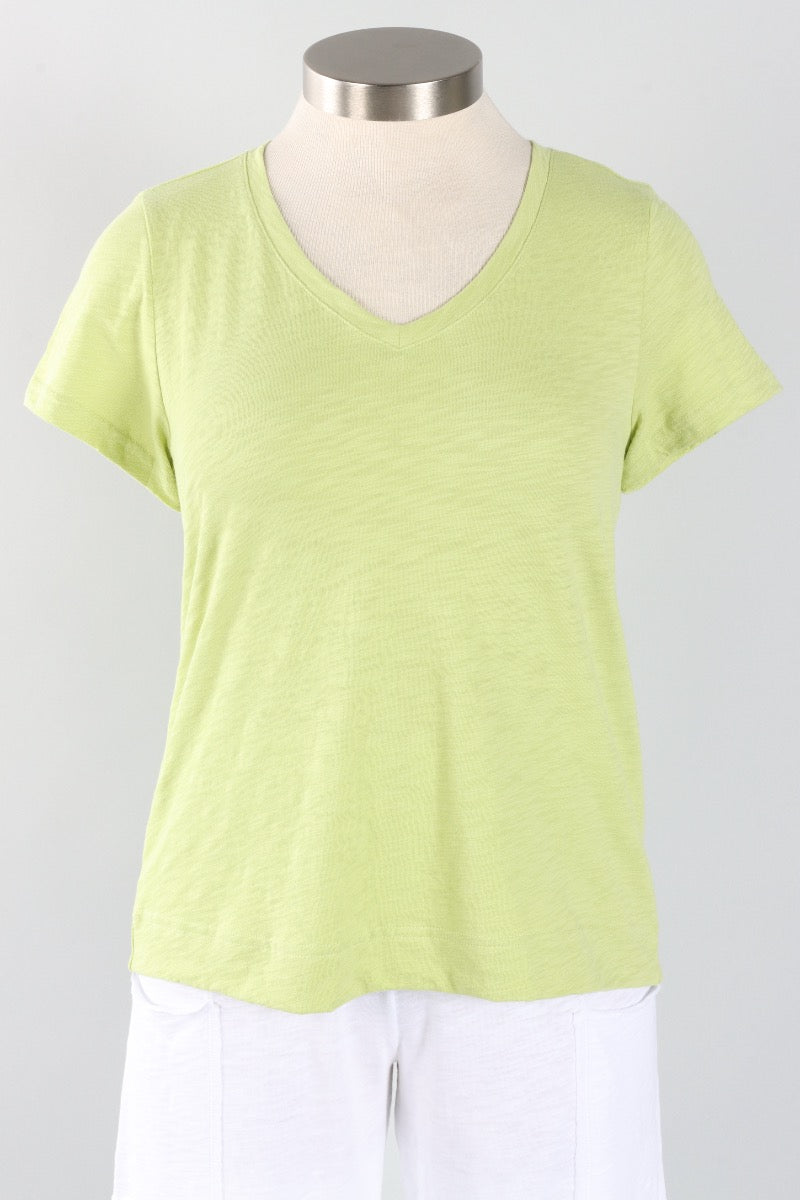 V-Neck Tee - Kiwi