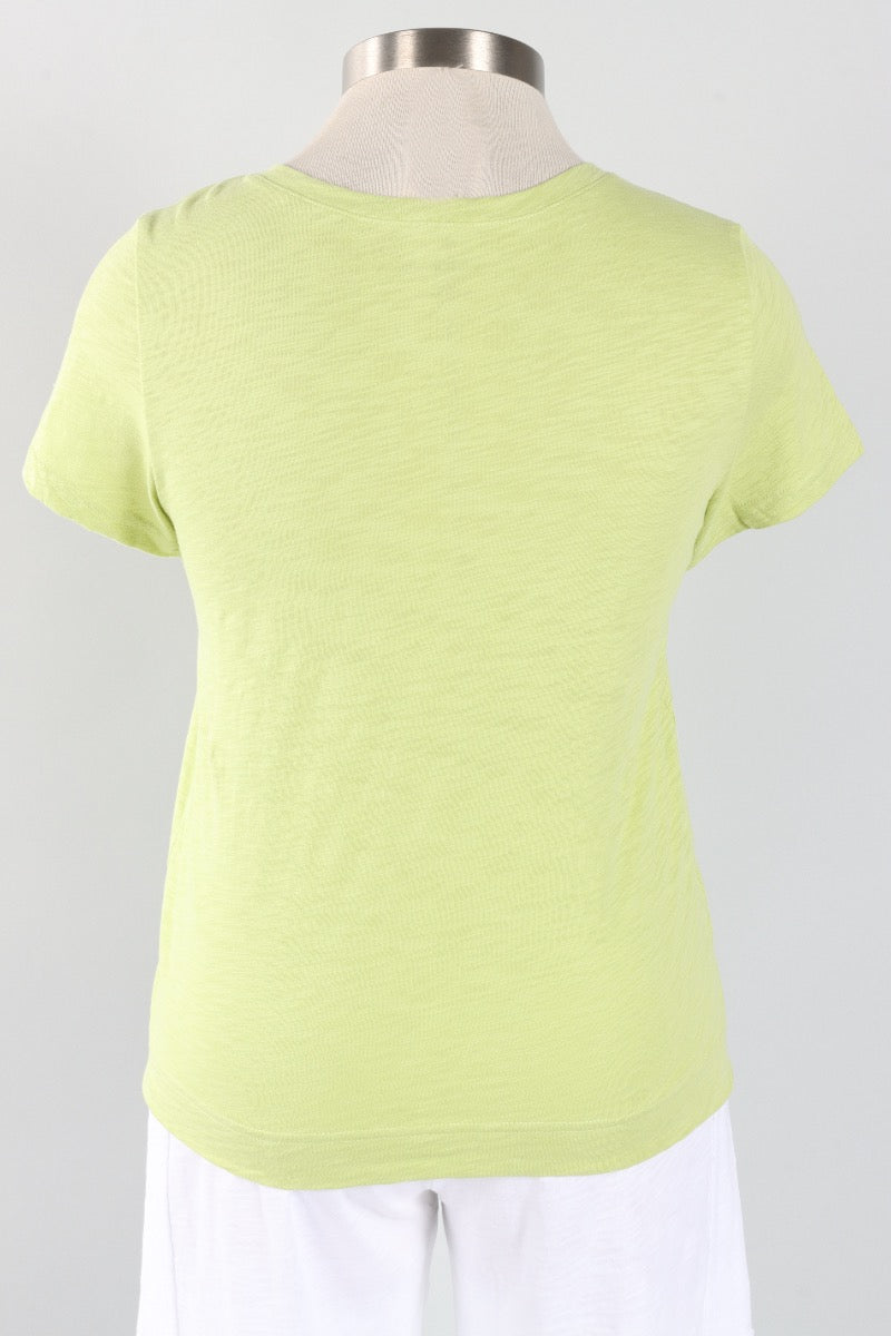 V-Neck Tee - Kiwi