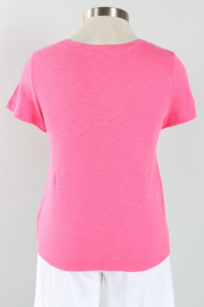V-Neck Tee - Cosmo