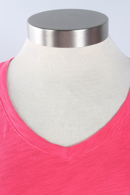 V-Neck Tee - Poppy