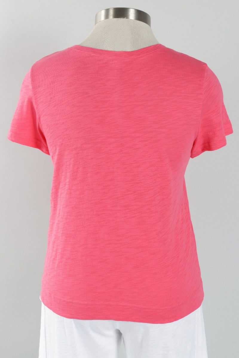V-Neck Tee - Poppy
