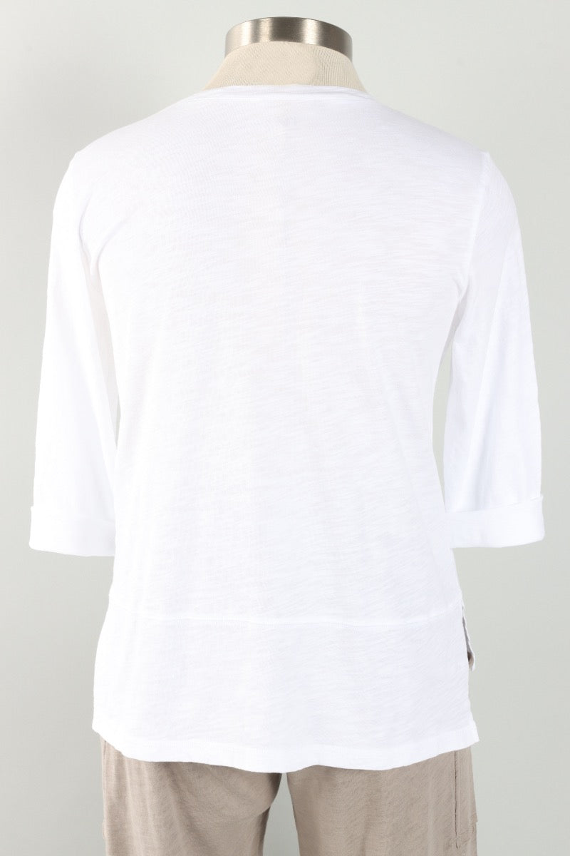 Easy V Tee - White