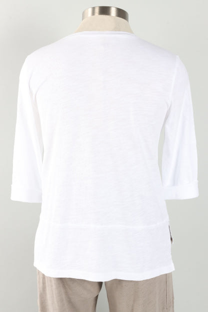 Easy V Tee - White