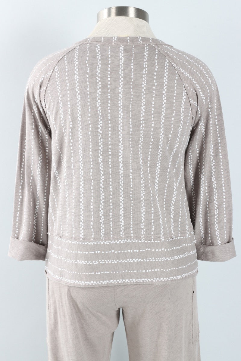 Lookout Pullover - Fog Stripe
