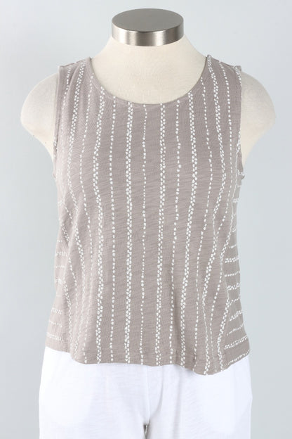 Harborside Tank - Fog Stripe