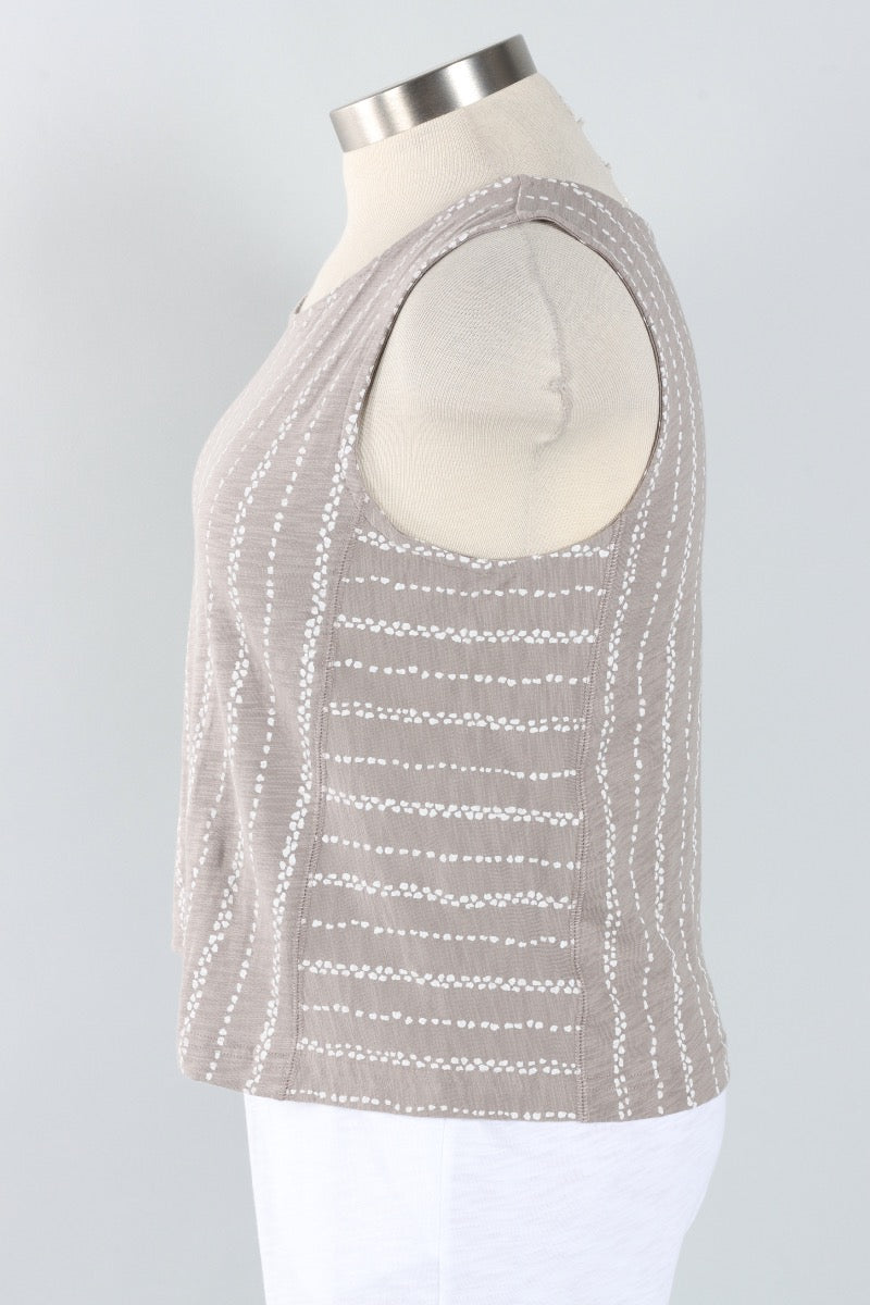Harborside Tank - Fog Stripe