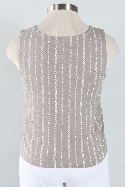 Harborside Tank - Fog Stripe