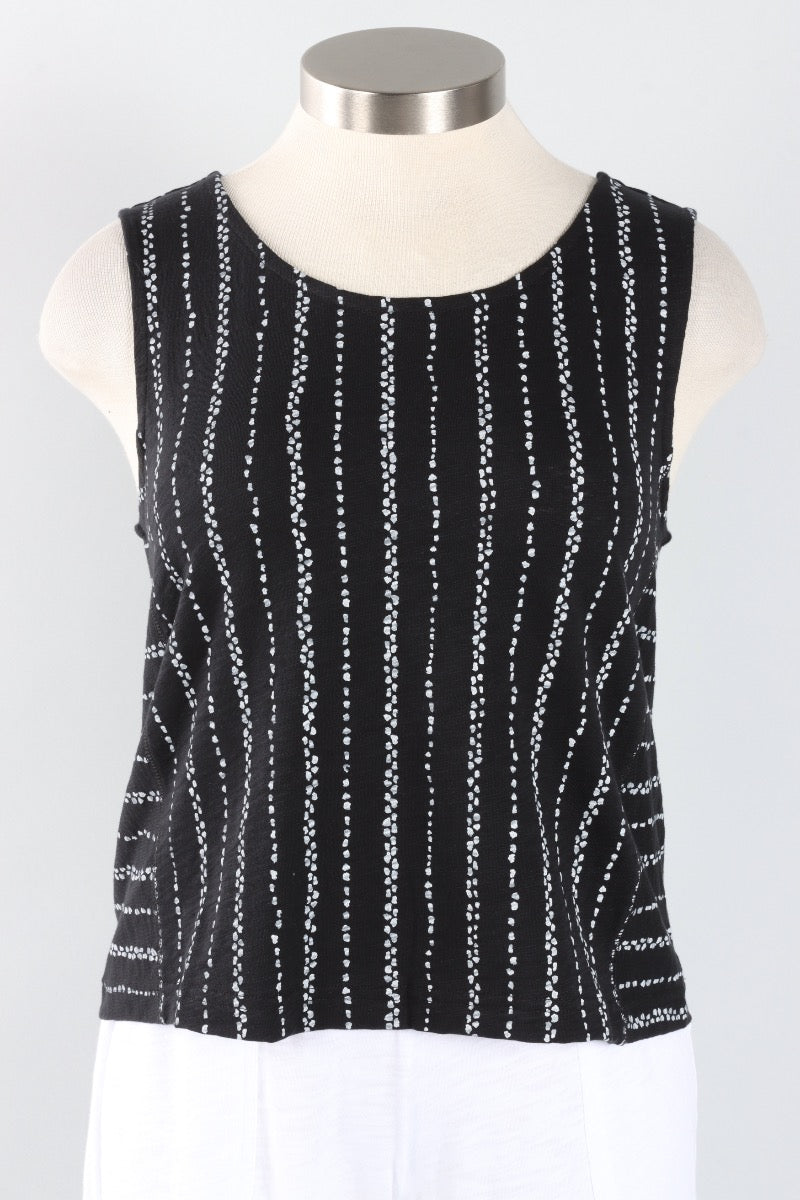 Harborside Tank - Black Stripe