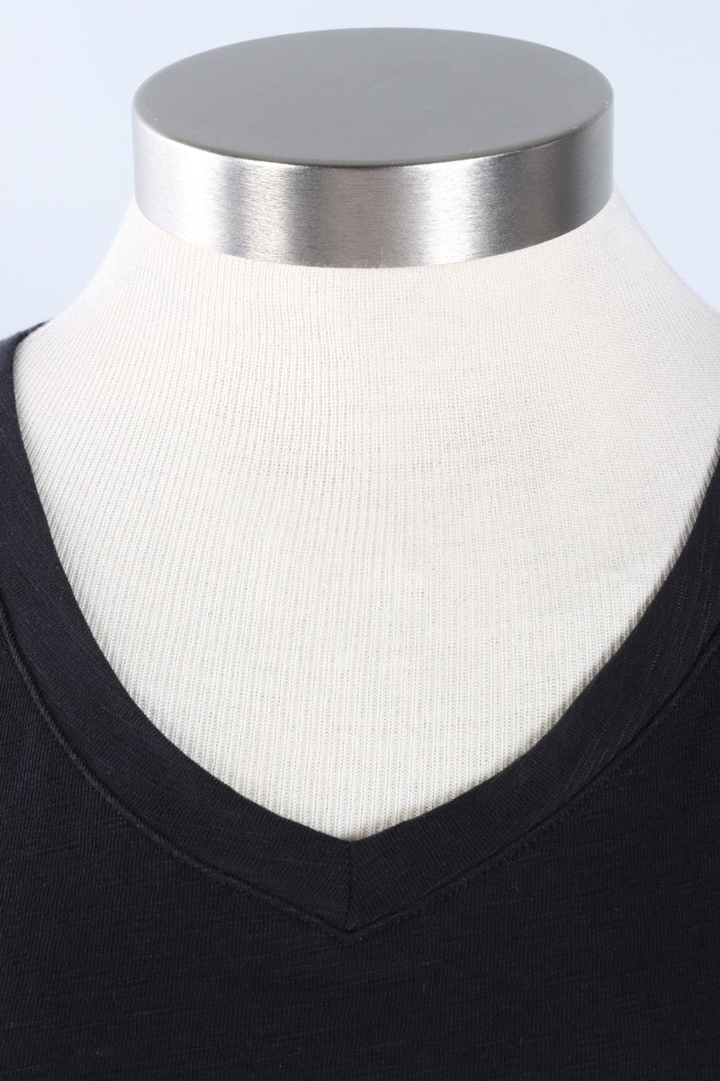 V-Neck Tank - Black