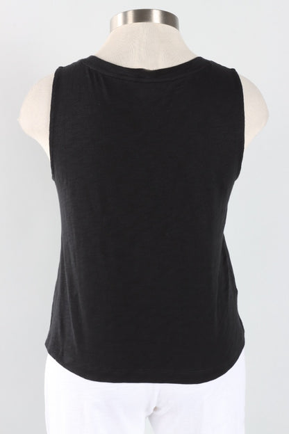 V-Neck Tank - Black
