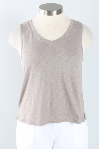 V-Neck Tank - Fog