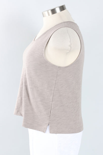 V-Neck Tank - Fog