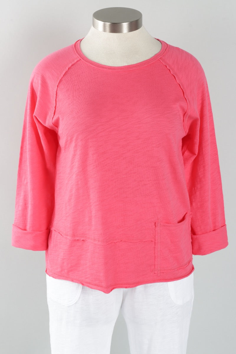 Pocket Pullover - Poppy