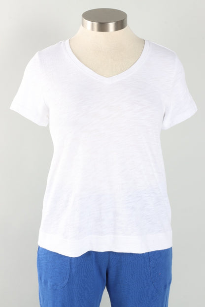 V-Neck Tee - White