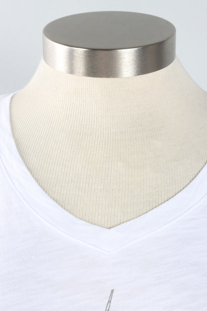 V Neck Tank - White Escape Cocktails