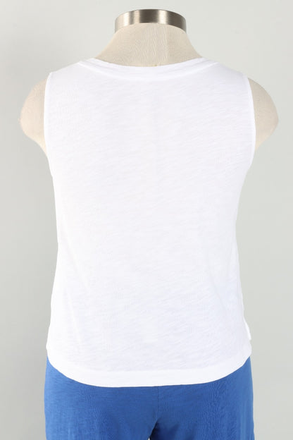 V Neck Tank - White Escape Cocktails