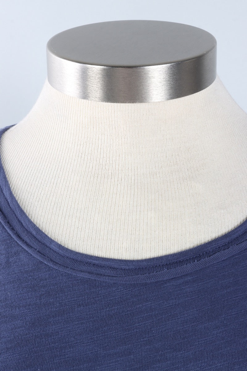 Seamed Elbow Tee - Navy