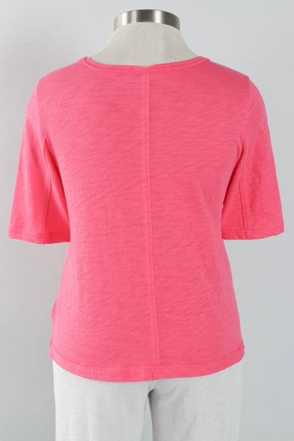 Seamed Elbow Tee - Poppy