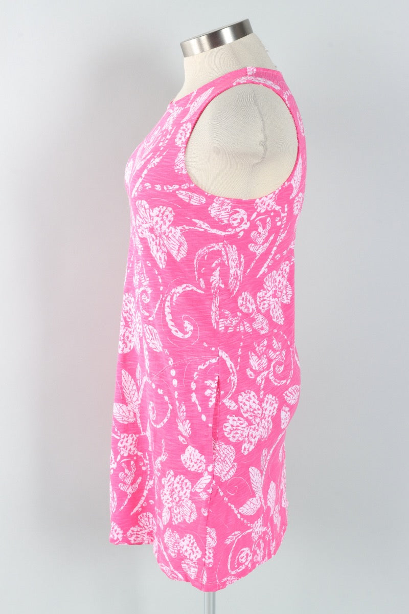 Easy Tank Dress - Cosmo Vintage Scroll