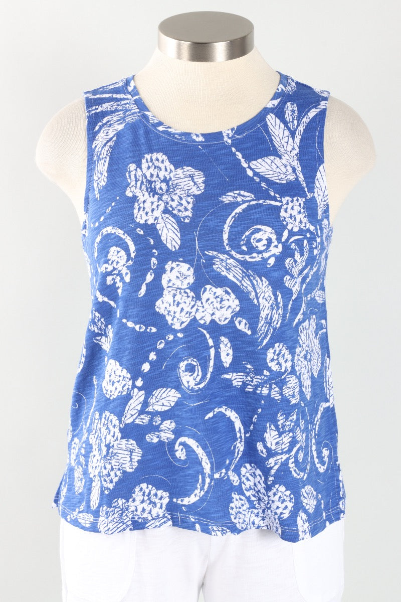 Crew Tank - Resort Vintage Scroll