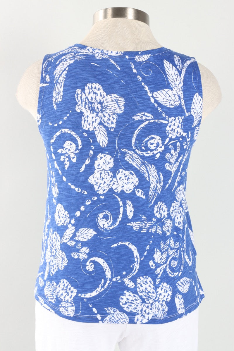 Crew Tank - Resort Vintage Scroll